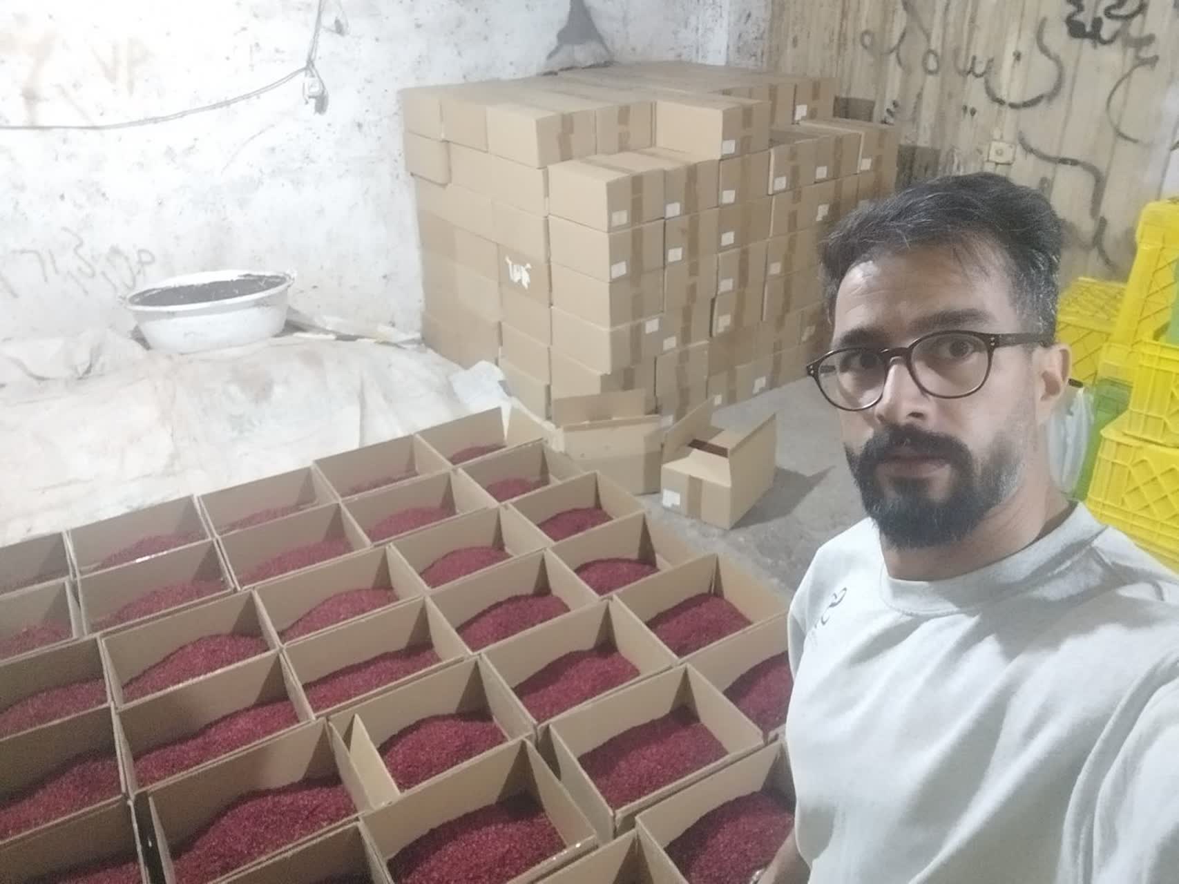 زرشک دانه اناری 100کیلویی